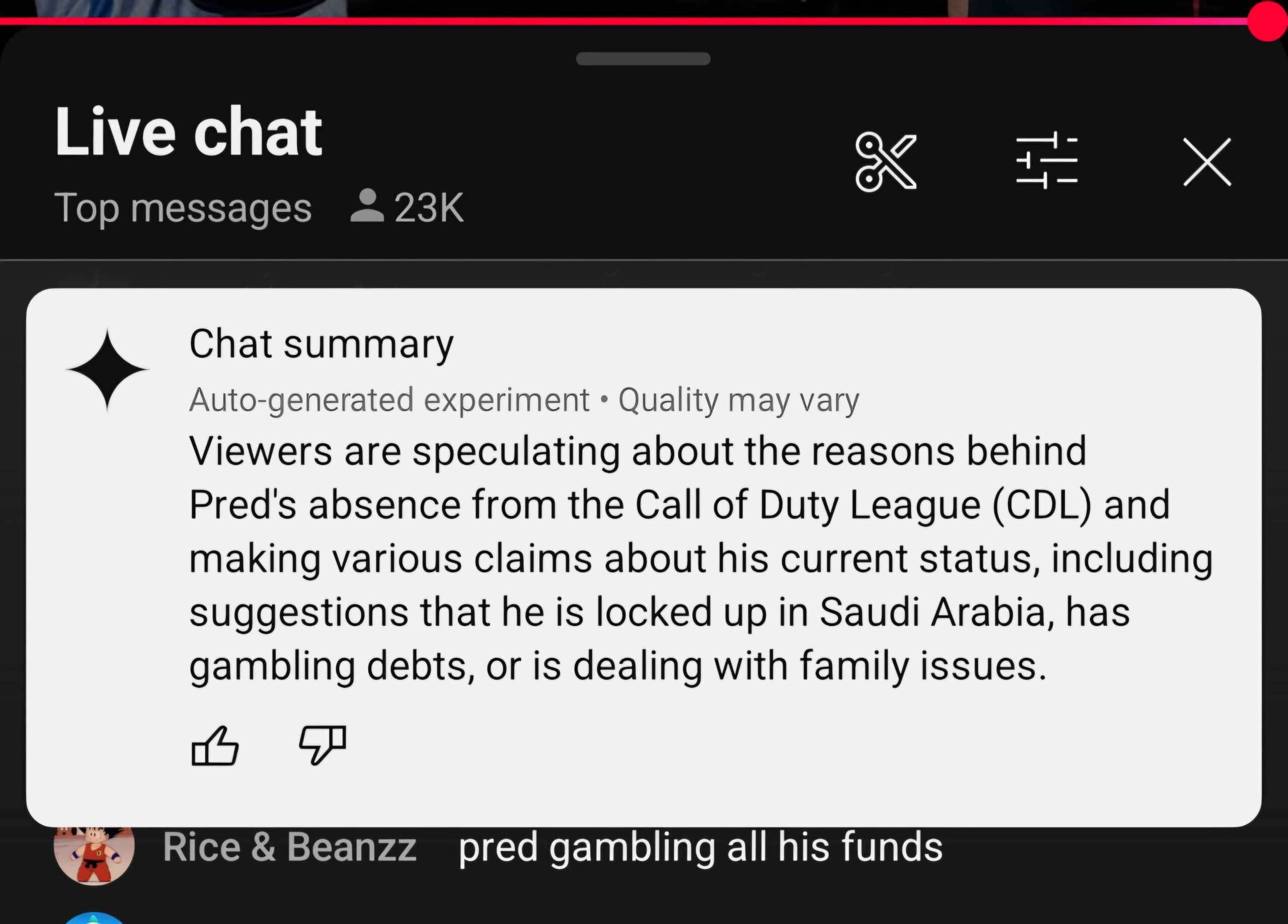 Optic Pred Match fixing leaked